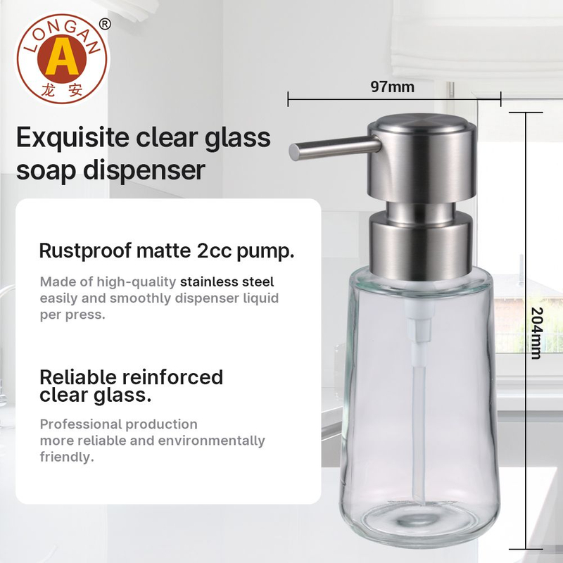 F55 Lotion Soap Dispenser Pump 28/400 Glass Bottle Pump Dispenser