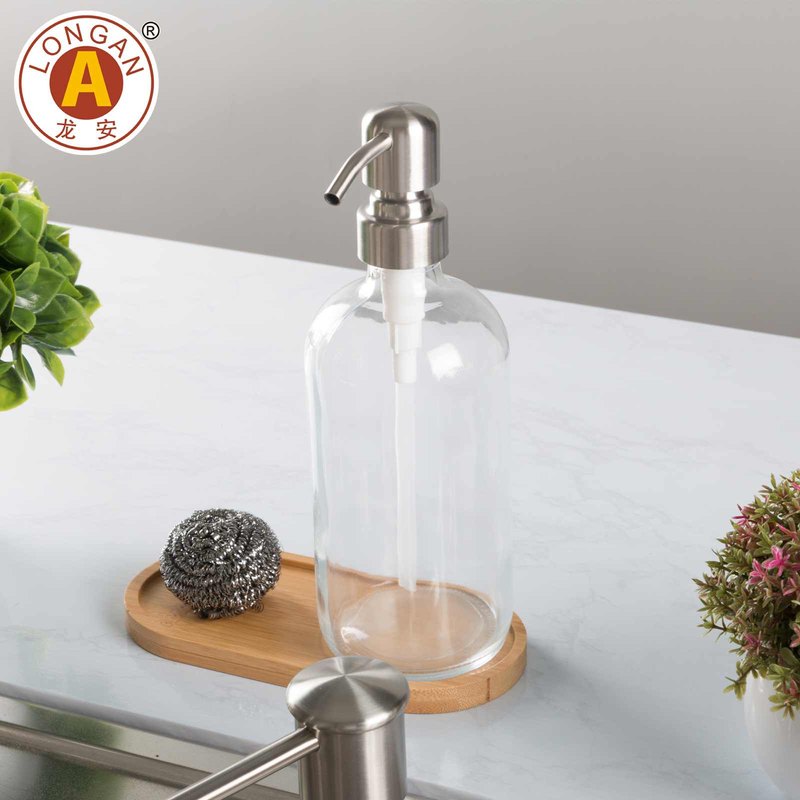 F17 Luxury Liquid Soap Dispenser Body Wash Bottle Pump 