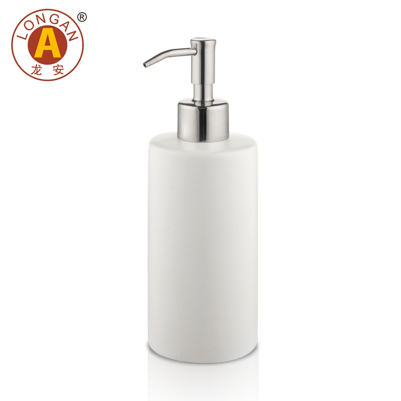 TC03 Modern Simple White And Black Ceramic Soap Dispenser Liquid Soap Dispenser