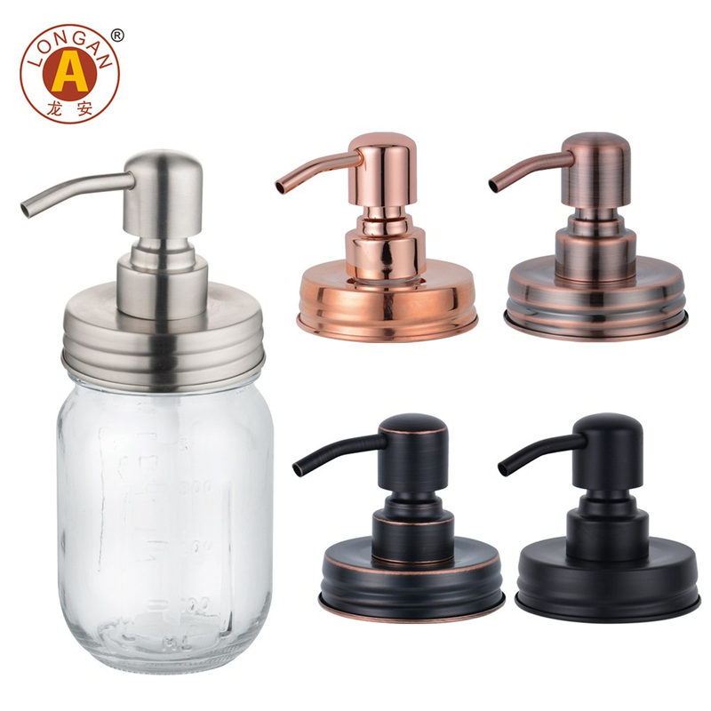 LA55 Manual Press Bathroom Kitchen Soap Dispenser Dish Wash Liquid Pump With 500ml Bottle