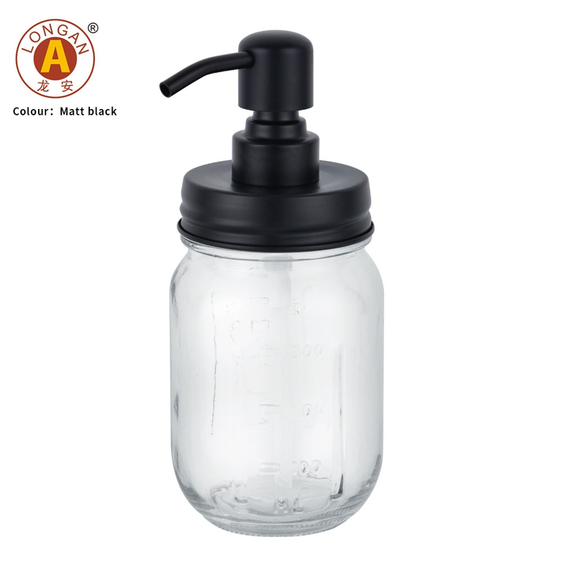 LA55 Manual Press Bathroom Kitchen Soap Dispenser Dish Wash Liquid Pump With 500ml Bottle