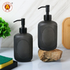 LA08 300ml Glass Soap Dispenser with Stainless Steel Pump - Elegant & Durable