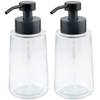 LA38 450ml Glass Soap Dispenser with Stainless Steel Pump - Versatile for Lotion & Foam