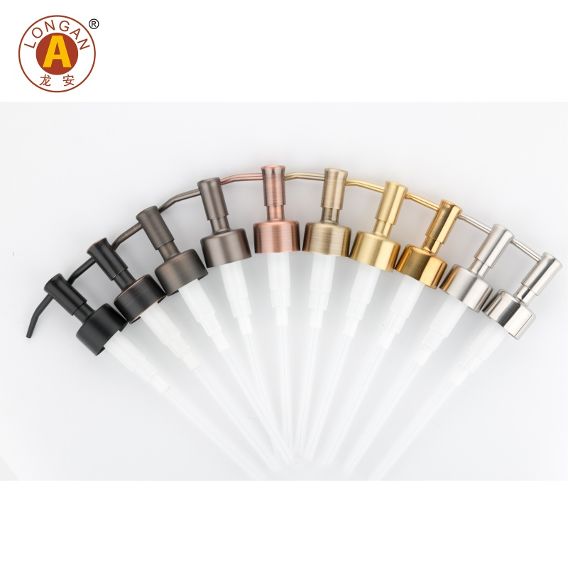 F01-2 Eco Friendly Lotion Pump Bottle Metal Lotion Pump