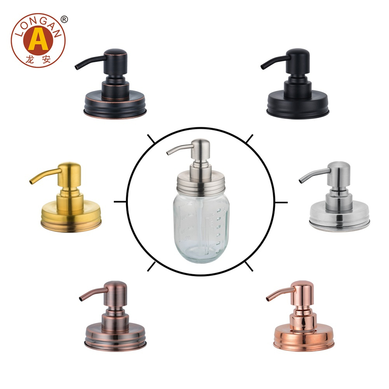 LA55 Manual Press Bathroom Kitchen Soap Dispenser Dish Wash Liquid Pump With 500ml Bottle