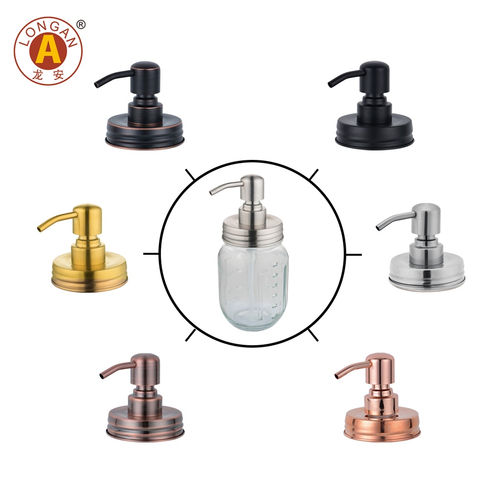 LA55 Manual Press Bathroom Kitchen Soap Dispenser Dish Wash Liquid Pump With 500ml Bottle