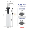 hand soap dispenser black factory china